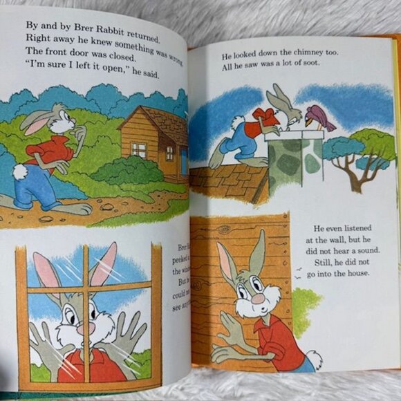 Vintage Set of 3 Disney Brer Rabbit Children's Books - Picture 8 of 13